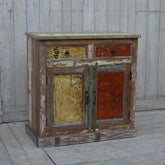 Liberty Reclaimed Wood Small Cabinet Multi Colors 90 x 45 x 90 Cm